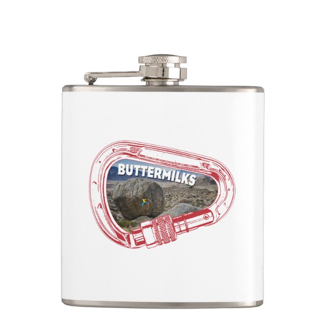 Flasques Papillons Escalade Carabiner Flask (Devant)