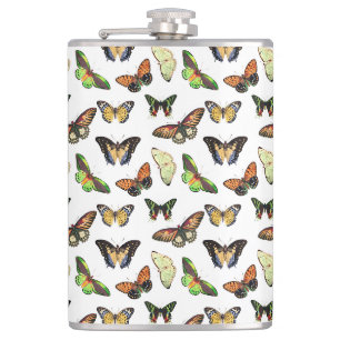 Flasques Papillons Vintage