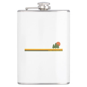 Flasques Parc provincial Cypress Pine Trees Soleil