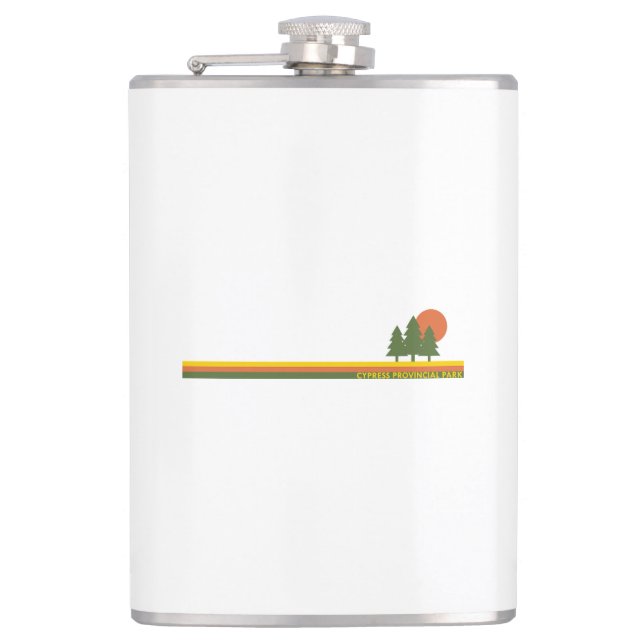 Flasques Parc provincial Cypress Pine Trees Soleil (Devant)