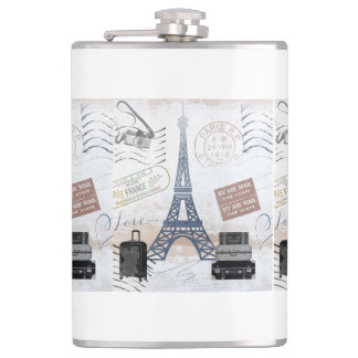Flasques Paris Travel Collage