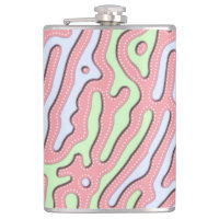 Pastel Kawaii Design Abstrait de Squiggle coloré