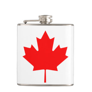 Flasques Patriotic National Flag of Canada