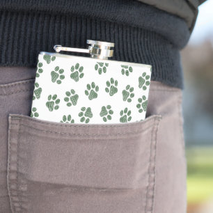 Flasques Patrouilles de Doodle, Paws de Chien, Paws Vertes