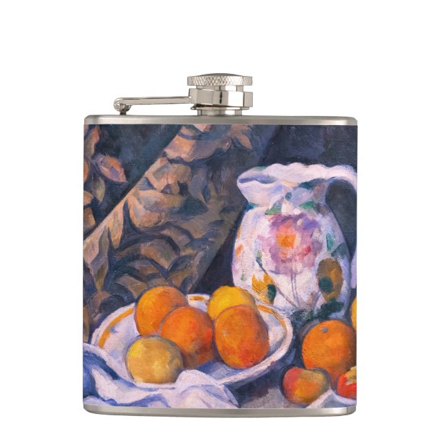 Flasques Paul Cezanne - La vie morte avec un rideau (Devant)