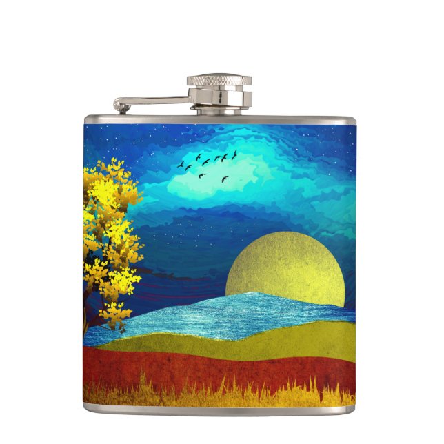Flasques Paysage du ciel liquide (Devant)