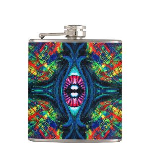 Flasques Peinture tordue et trompeuse