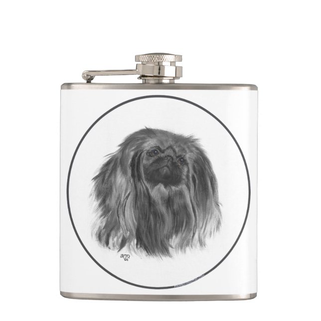 Flasques Pekingese foncé (Devant)