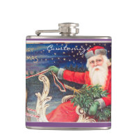 Père Noël en traîneau Thunder_Cove vintage