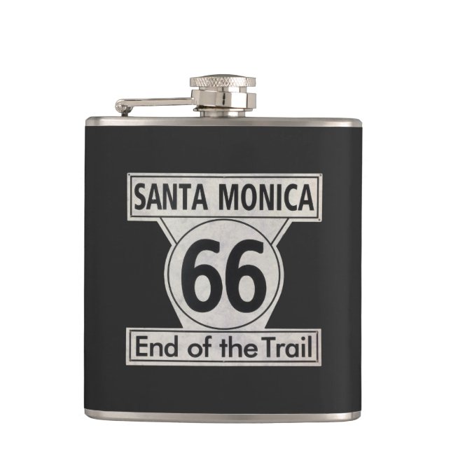 Flasques Père Noël Monica Fin de la Route 66 (Devant)