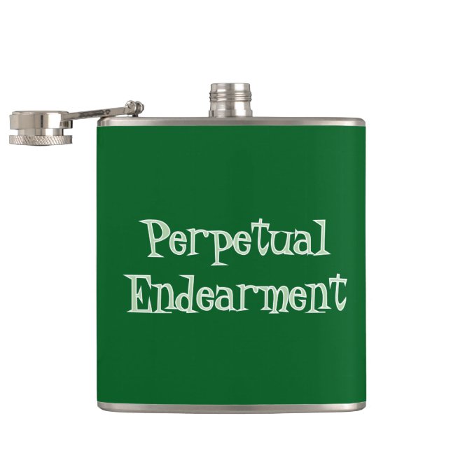 Flasques Perpetual Endearment Vinyl Wrapped Flask (Ouvert)