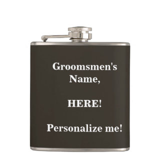 Flasques Personnalisez vos groomsmen