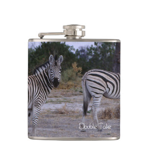 Flasques Photo Zebra Double Take