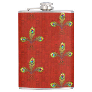 Flasques Pierre rouge Fleur de Lis