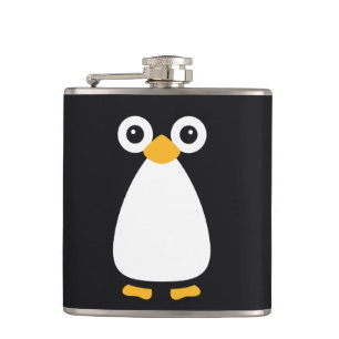 Flasques Pingouin mignon de vecteur