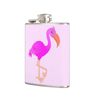 Flasques Pink Flamingo Flask
