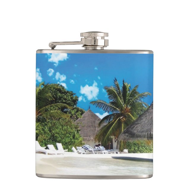 Flasques Plage exotique (Devant)