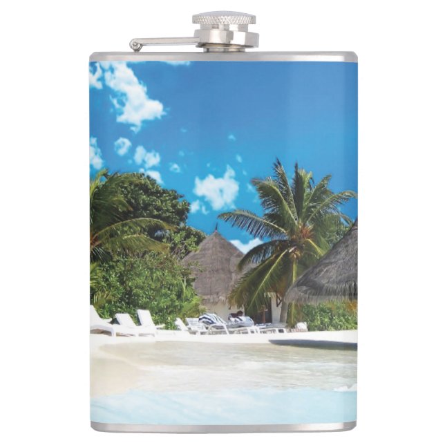 Flasques Plage exotique (Devant)