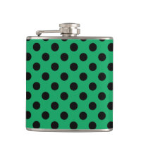 Pois noirs sur vert frais