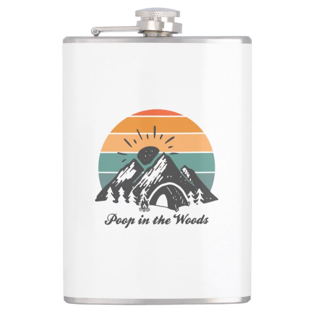 Flasques Poop Dans Les Bois (Devant)