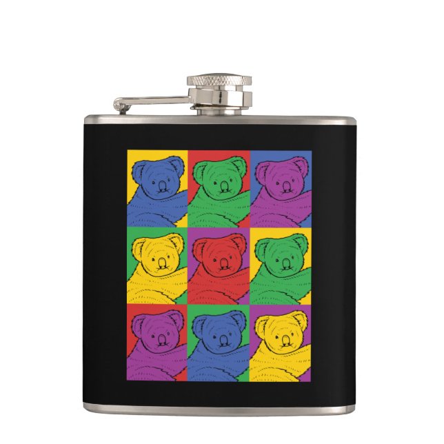 Flasques Pop Art Koala (Devant)