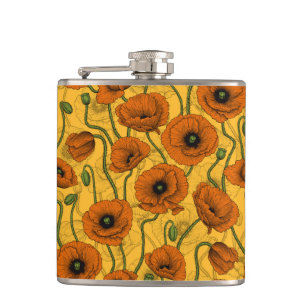 Flasques Poppies orange