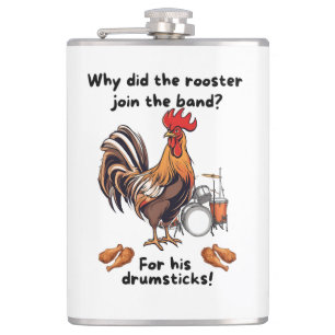 Flasques Pourquoi le coq a-t-il rejoint l'orchestre ? Pour 