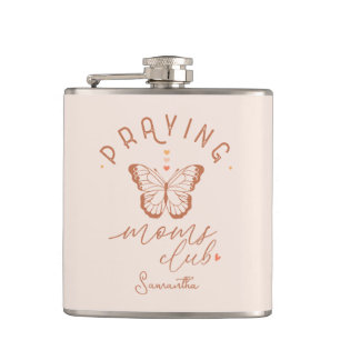 Flasques Praying Moms Club : Butterfly Boho Design Vintage