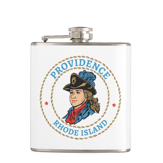 Flasques Providence Rhode Island Colonial (Devant)