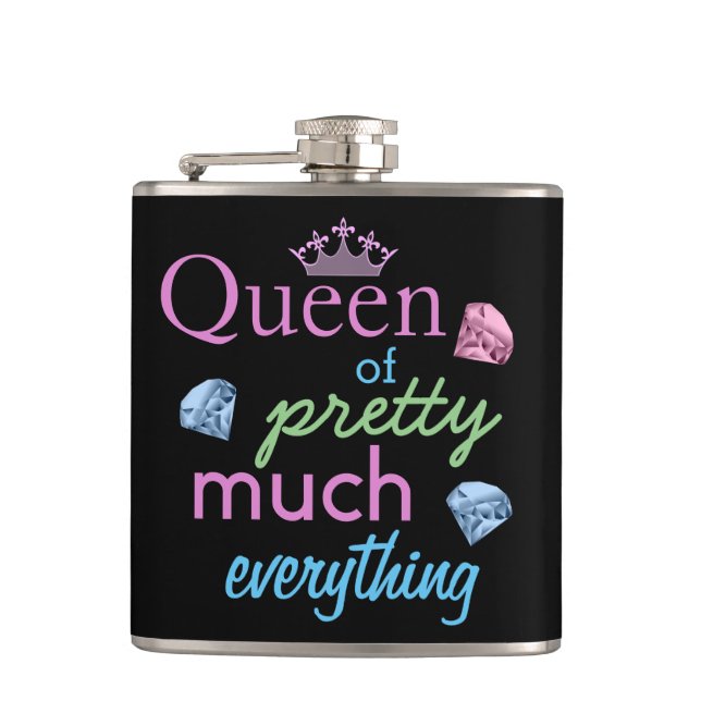 Flasques " Queen of Pretty Much " Citation (Devant)