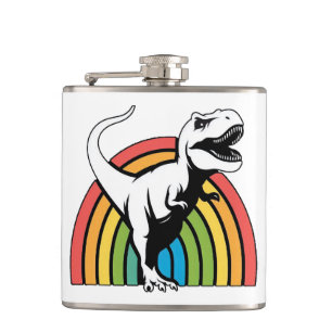 Flasques Rainbow T Rex