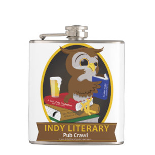 Flasques Rampement de Pub littéraire d'Indianapolis -