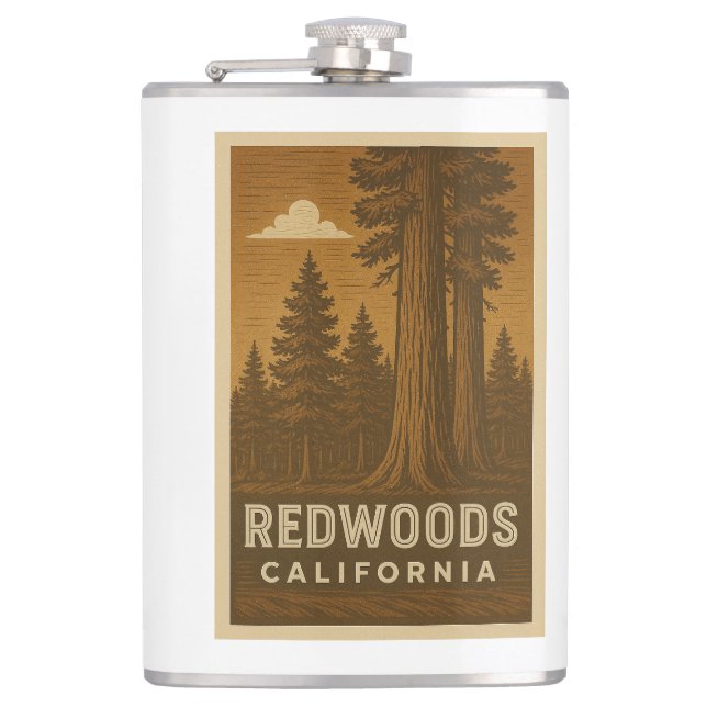 Flasques Redwoods National Park California Flask (Devant)