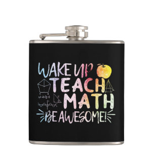 Flasques Remerciement pour un professeur de mathématiques -