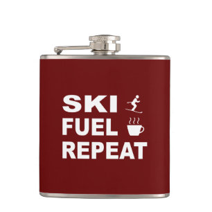 Flasques Répétition du carburant de ski