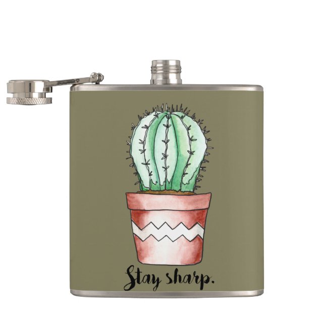 Flasques Restez Sharp Cactus (Ouvert)