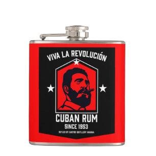 Flasques Révolution des buveurs de rhum Libre à Cuba
