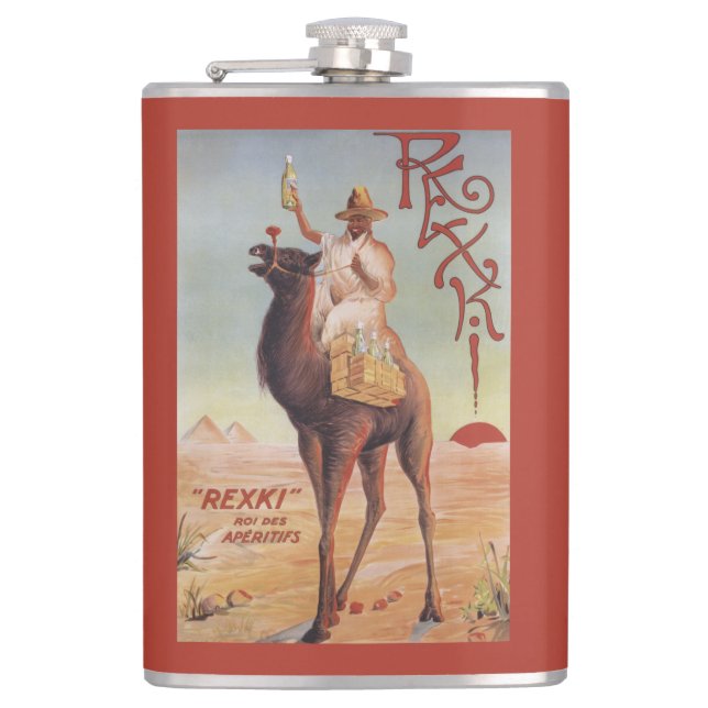 Flasques Rexki - roi de avant des liqueurs de dîner (Devant)