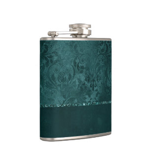 Flasques Romance Turquoise de minuit Dark Satiny Grunge D