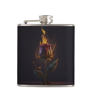 Flasques rose en feu