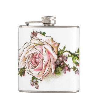 Flasques Rose et Bufs roses victoriens