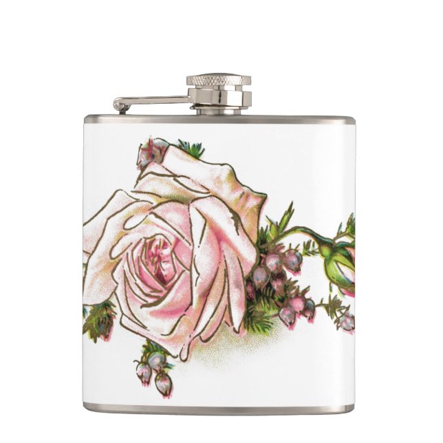 Flasques Rose et Bufs roses victoriens (Devant)