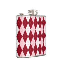 Rouge Jacquard Crimson rose Petit Diamant Forme