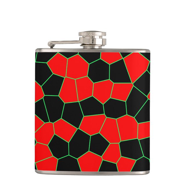 Flasques Rouge noir vert (Devant)