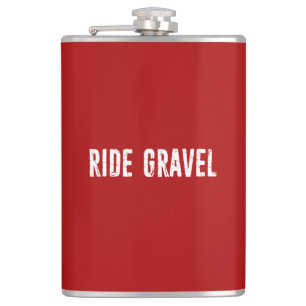 Flasques Rouler sur du gravier