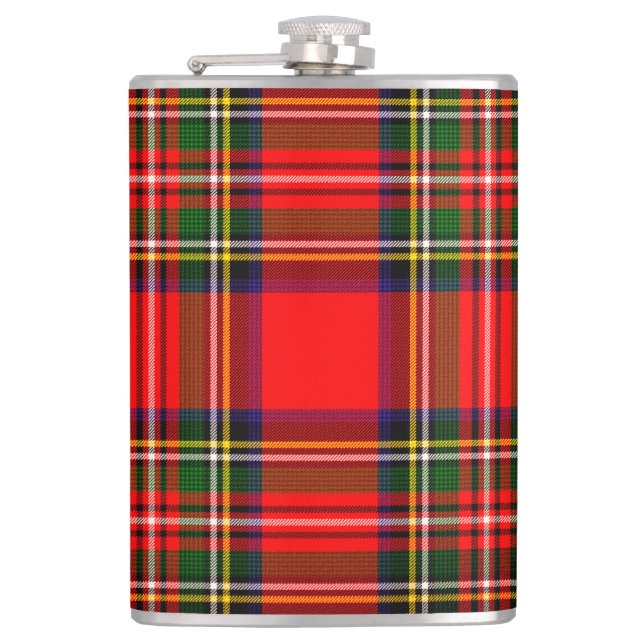 Flasques Royal Stewart Clan Tartan Plaid (Devant)