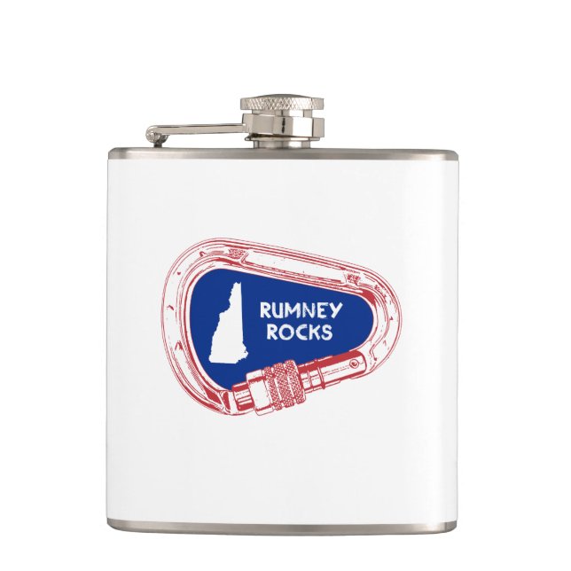 Flasques Rumney Rocks Escalade Carabiner (Devant)