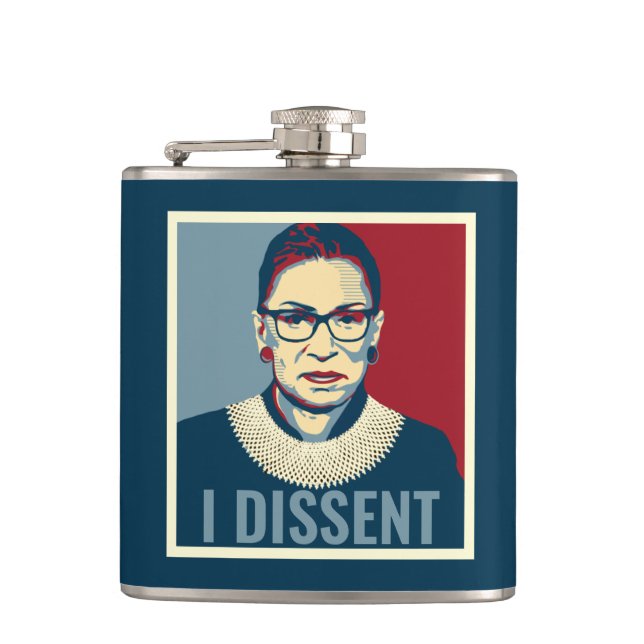 Flasques Ruth Bader Ginsburg I dissidence Pop-Art (Devant)