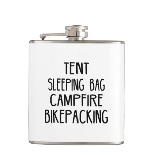 Flasques Sac à couchage Tente Feu de campagne Bikepacking