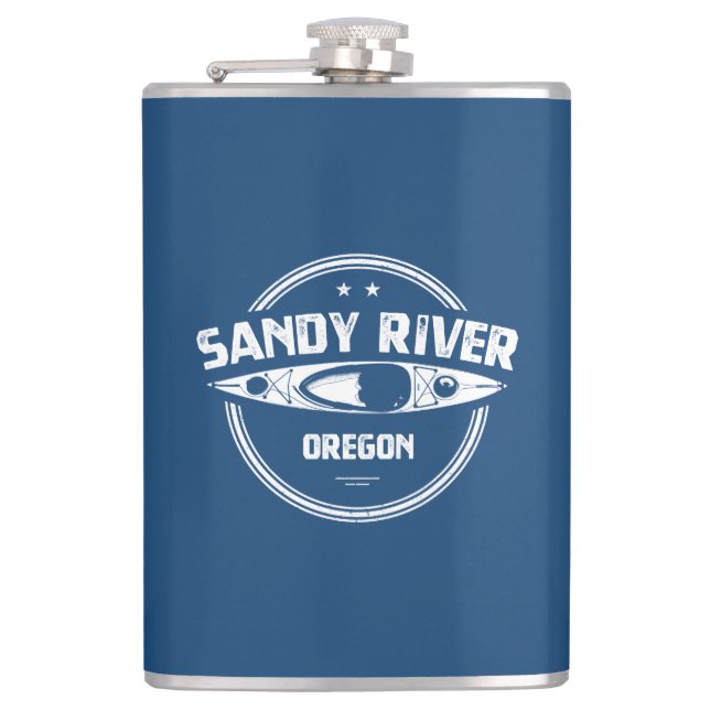 Flasques Sandy River Oregon Kayaking (Devant)